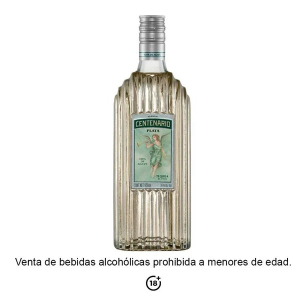 Tequila Blanco Gran Centenario Plata - 950 ml