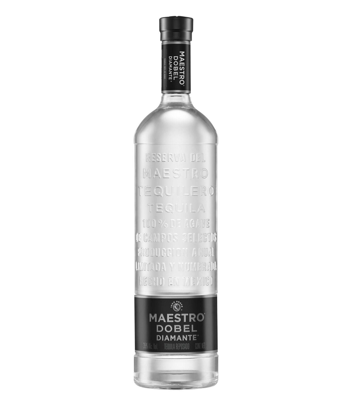 Tequila Reposado Maestro Dobel Cristalino - 1.75 L