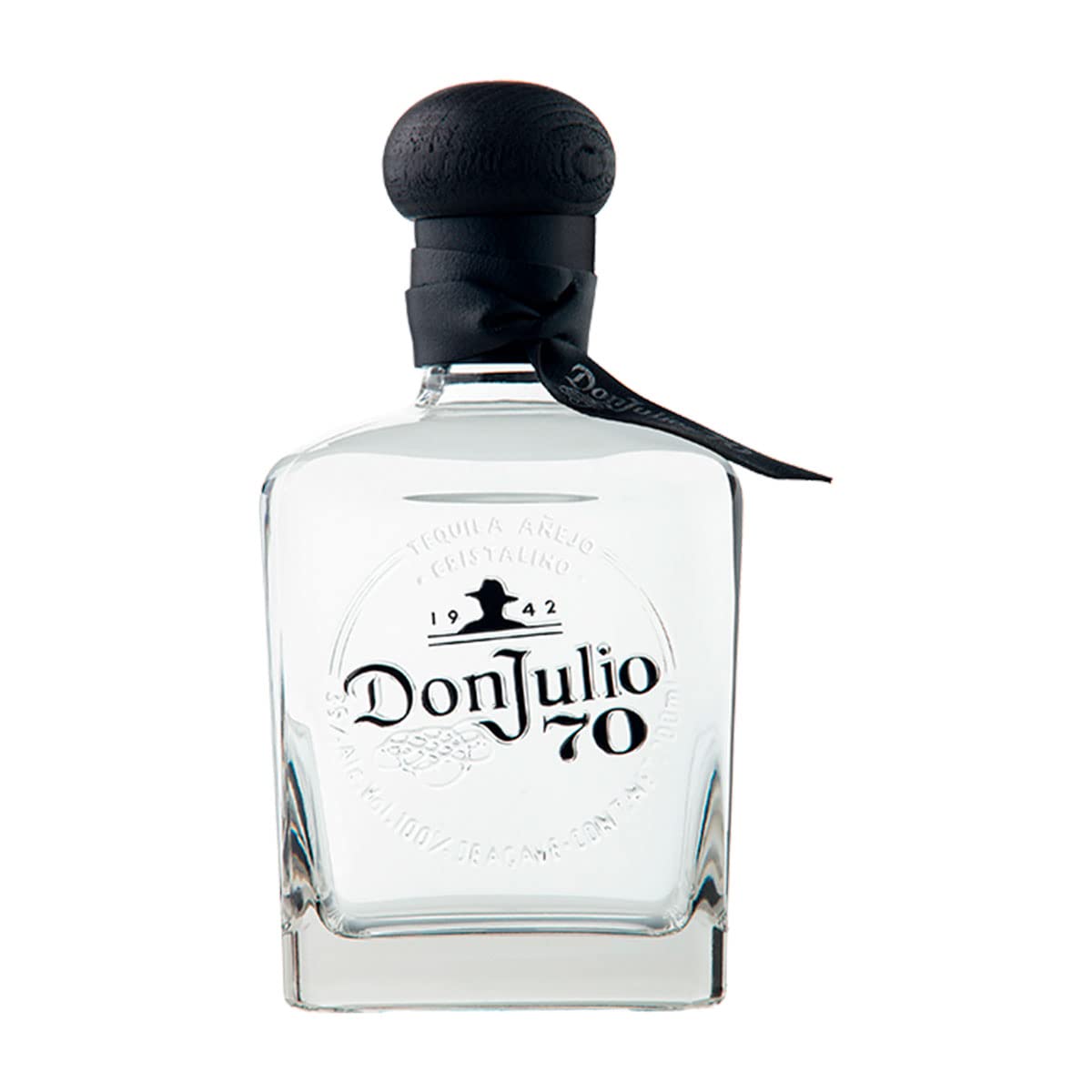 Don Julio, Tequila 70 Cristalino Añejo 700ml, Sabor Suave y Final Limpio, Barrica de Roble Blanco