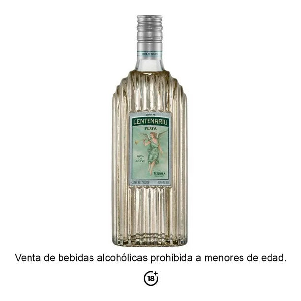 Tequila Blanco Gran Centenario Plata - 950 ml