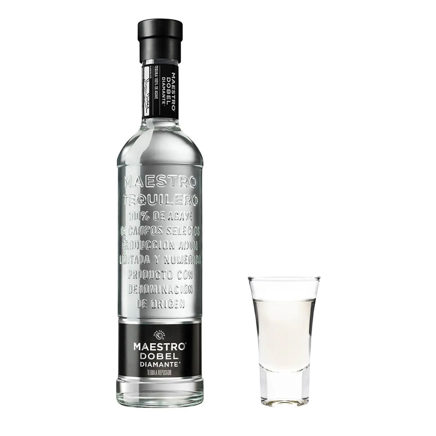 Tequila Reposado Maestro Dobel Cristalino - 1.75 L