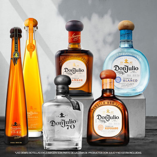 Don Julio, Tequila Blanco 700ml, Sabor Ligeramente Dulce a Agave, Notas Suaves, Limpio y Fresco